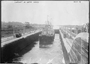 Ancon in a Panama Canal lock