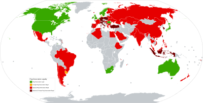 flag desecration legality on the world