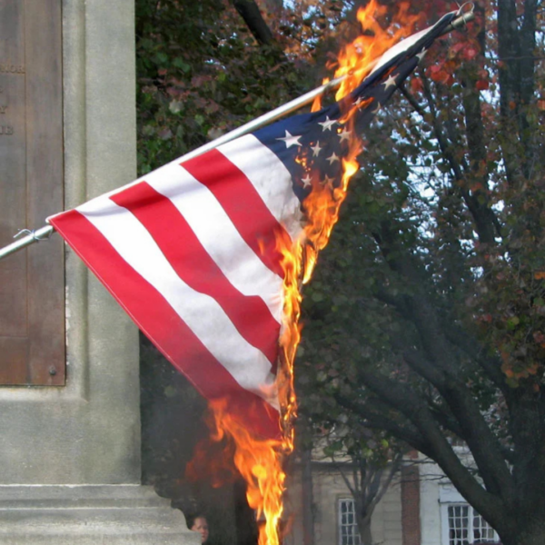 Flag burning