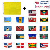 Caribbean & Quarantine Courtesy Sailing Flag Combo Packs