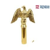 Perched Eagle Gold Finial - Choose Options