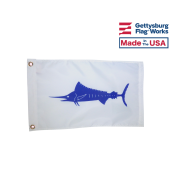 Blue Marlin Fish Boat Flag - 12x18"