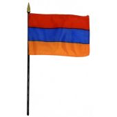 Armenia Stick Flag - 4x6"