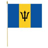 blue yellow trident flag