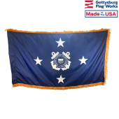 Coast Guard Admiral (4 star) Officer Indoor Flag - Choose Options