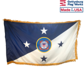 Coast Guard Commandant Officer Indoor Flag - Choose Options