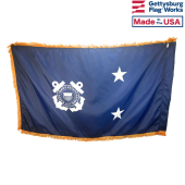 Coast Guard Rear Admiral (2 star) Officer Indoor Flag - Choose Options