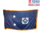 Coast Guard Rear Admiral (2 star) Officer Indoor Flag - Choose Options