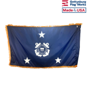 Coast Guard Vice Admiral (3 star) Officer Indoor Flag - Choose Options