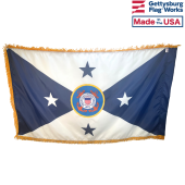 Coast Guard Vice Commandant Officer Indoor Flag - Choose Options