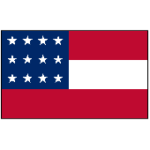Confederate Ensign Flag - 3x5'