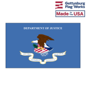 Department of Justice Flag- Indoor & Parade