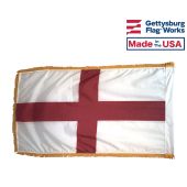 ST. GEORGE'S CROSS (ENGLAND FLAG)-3x5' with Fringe