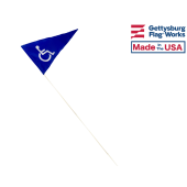 10x15" Handicap Flag w/ Whiprod