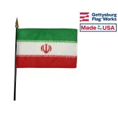 Iran Stick Flag - 4x6"