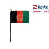 Afghanistan Stick Flag - 4x6"