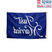 "Just Married" Flag - Choose Options