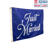 "Just Married" Flag - Choose Options