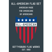 All-American Flag Set American Flag 