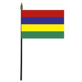 Capucons de tige de soupe de drapeau américain 4PCS Mauritius