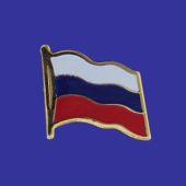 Russian Federation Lapel Pin (Single Waving Flag)