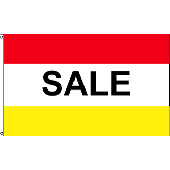 Sale Flag - Red/White/Yellow