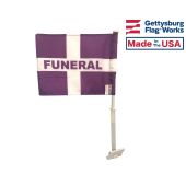 Funeral Car Window Flag