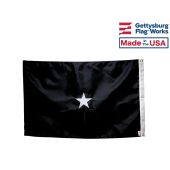 Space Force 1 star officer outdoor flag