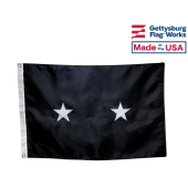 Space Force 2 star officer outdoor flag