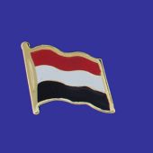 Yemen Lapel Pin (Single Waving Flag)