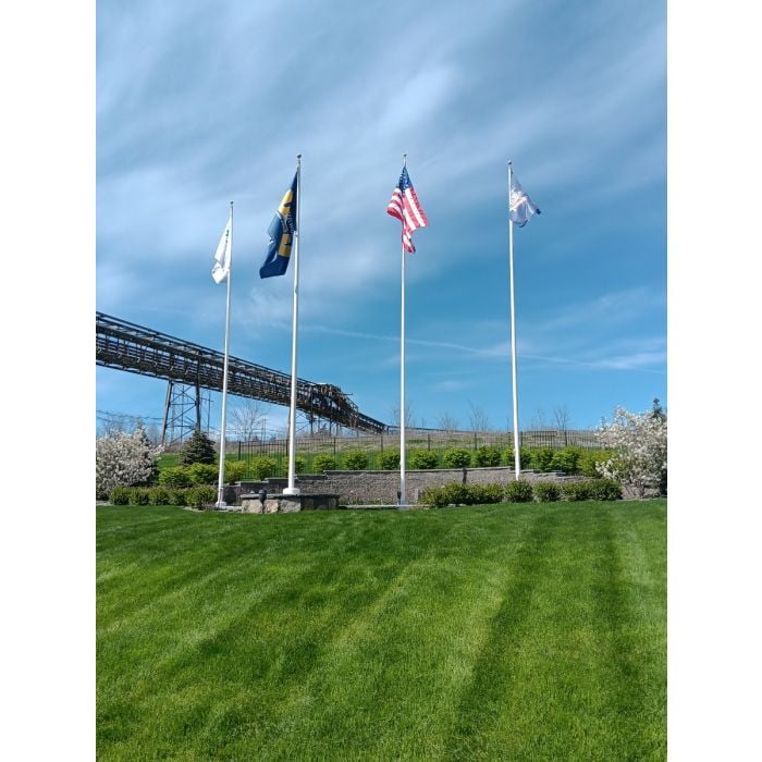 35' EXTREME External Revolving (XESR) Aluminum Flagpole - Choose Options