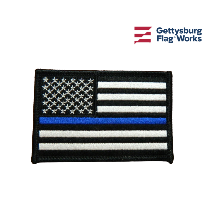 2x3 blue line flag