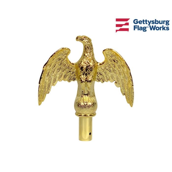 Perched Eagle Gold Finial - Choose Options