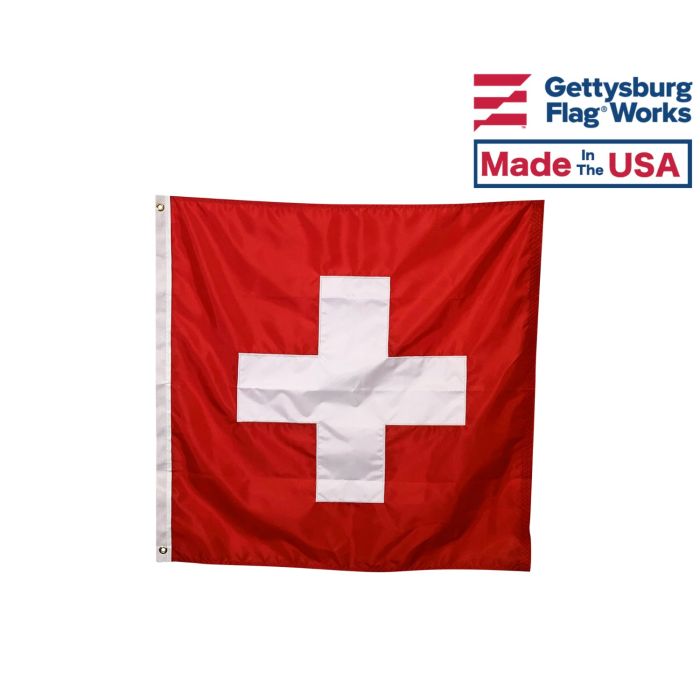 Square Switzerland Flag 3x3