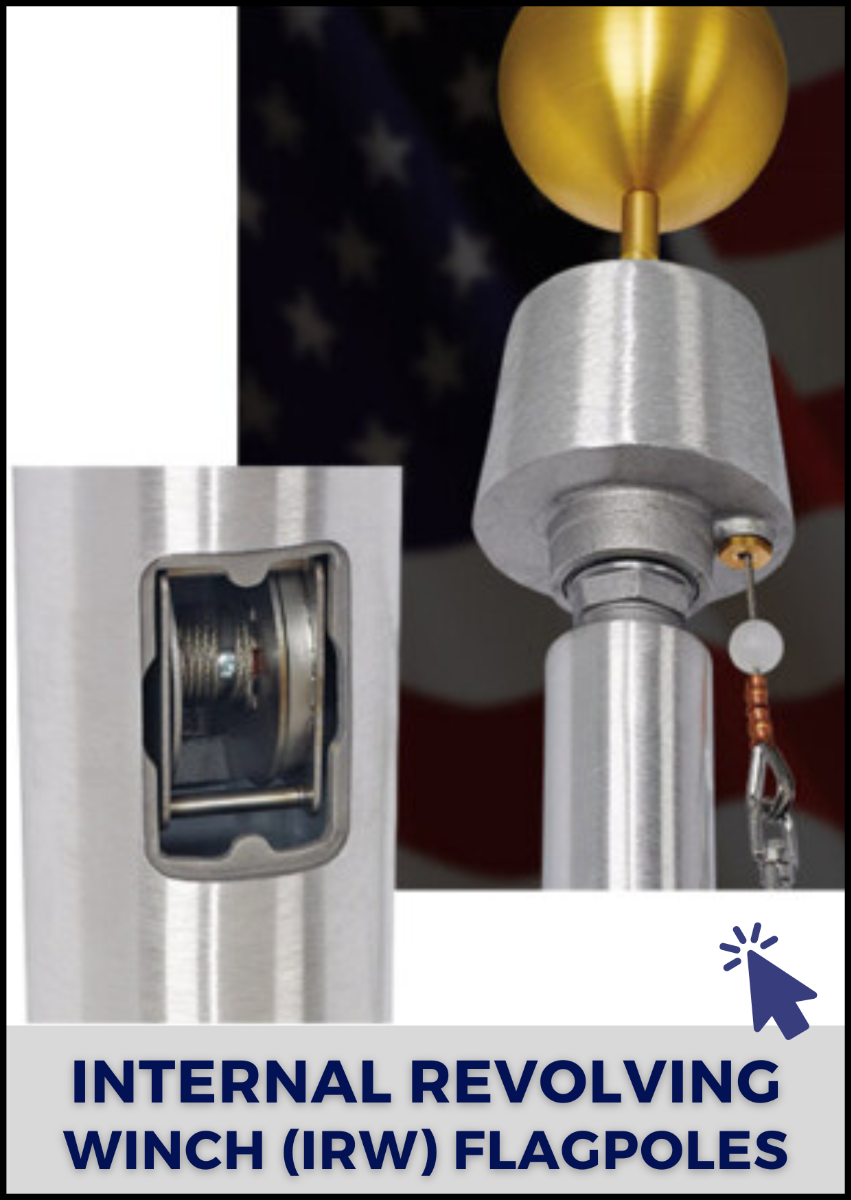 IRW Flag pole options commercial flagpoles